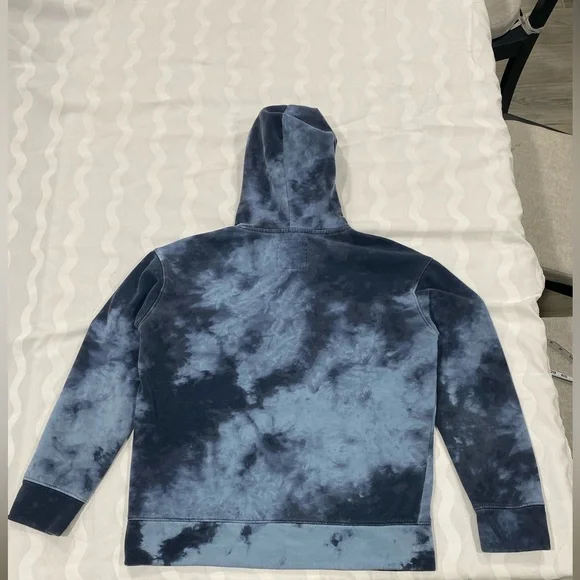 Hollister Men’s light and dark blueTie-Dye Hoodie Size S - Picture 3 of 7